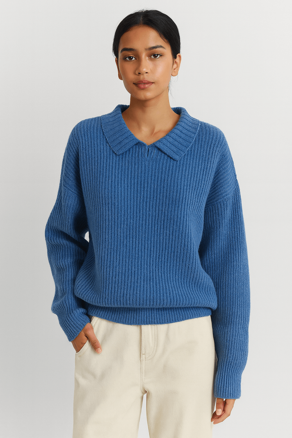 Taliyah | Cozy Knitted Sweater - Loose Fit - Soft Acrylic Blend - Fall Winter Essential