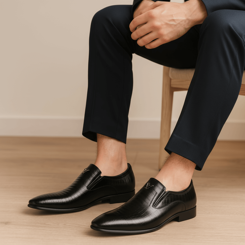 Stoneburry | PU leather classic shoes