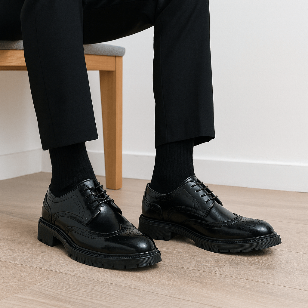 Stoneburry | PU leather cut formal shoes