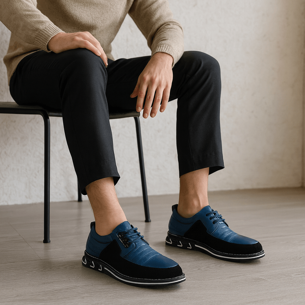 Stoneburry | Checked lace-up shoes