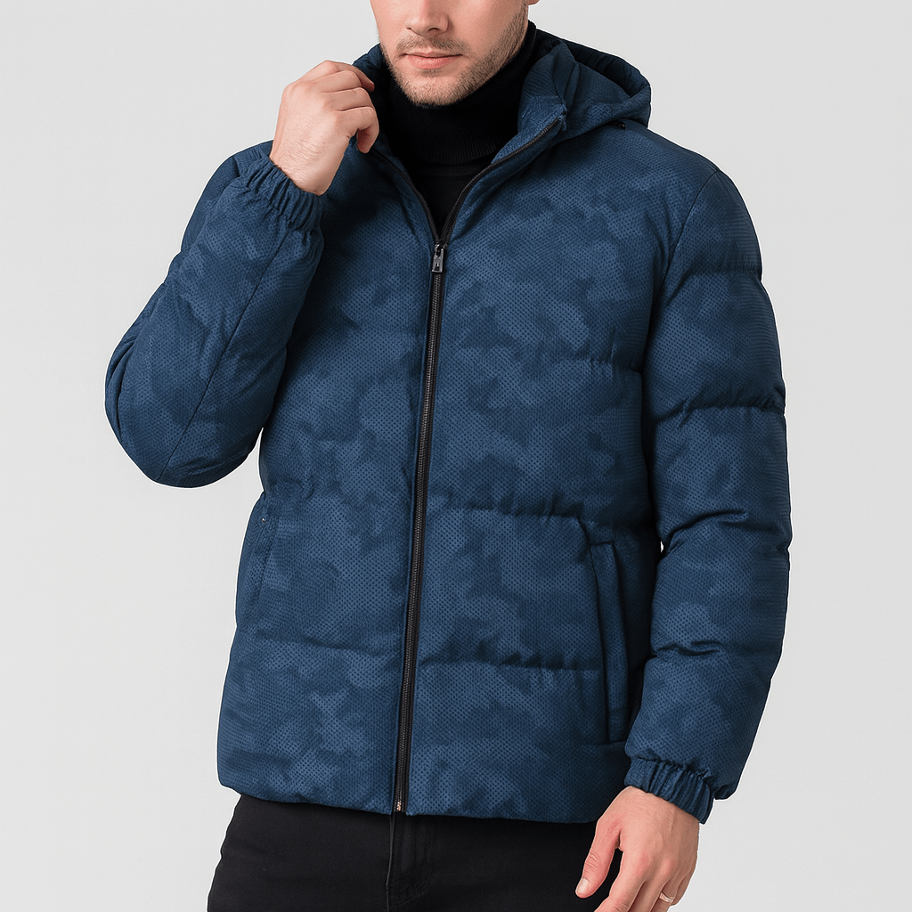 Stoneburry | Insulated camouflage puffer jacket