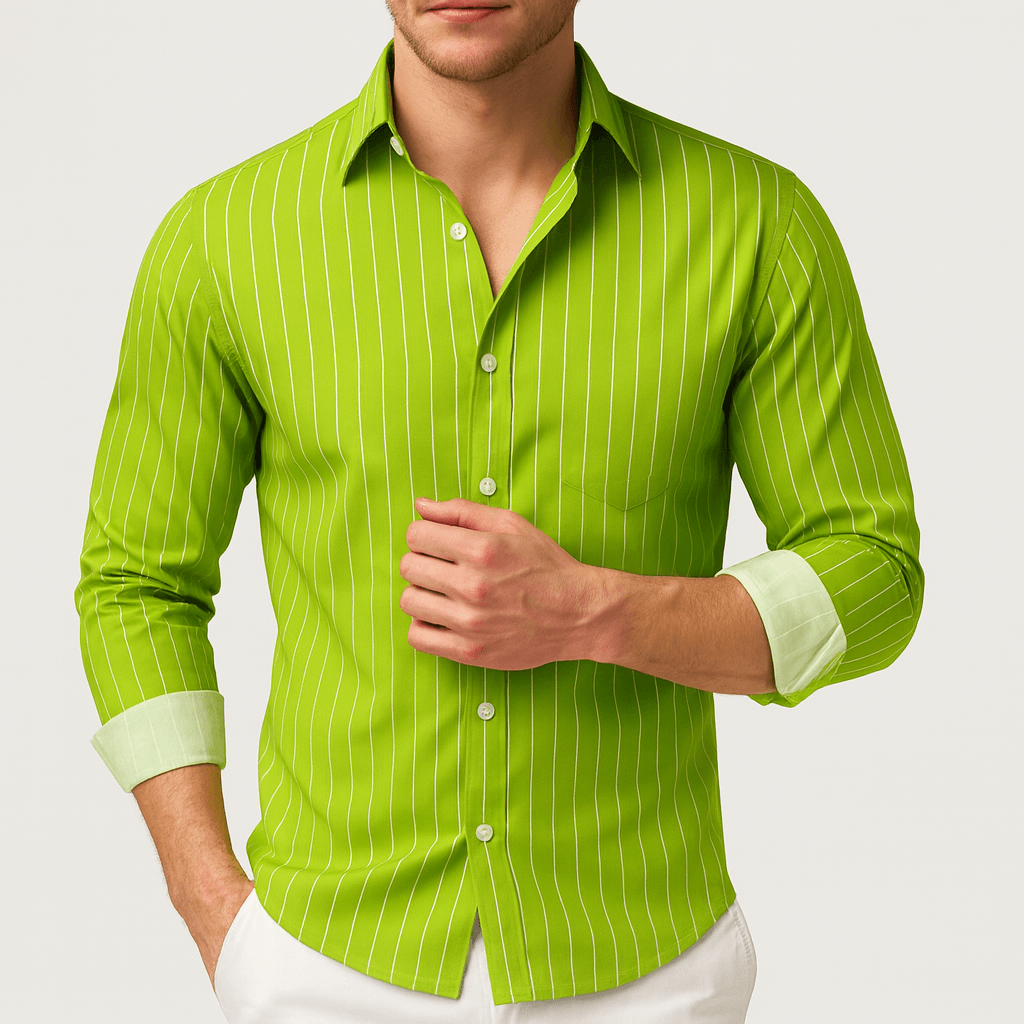 Stoneburry | Tailored fit white button up long sleeve shirt