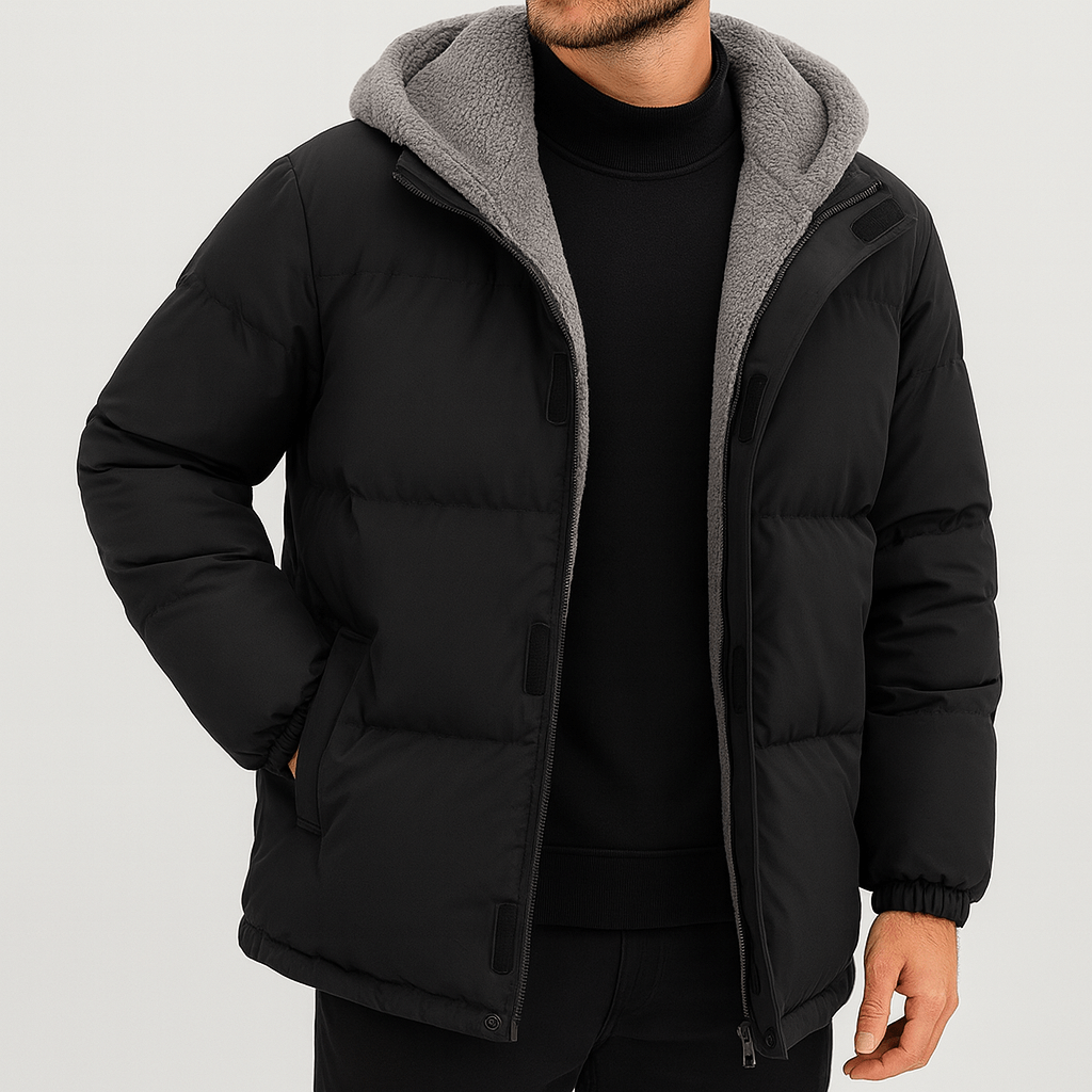Stoneburry | Insulated puffer jacket with hood