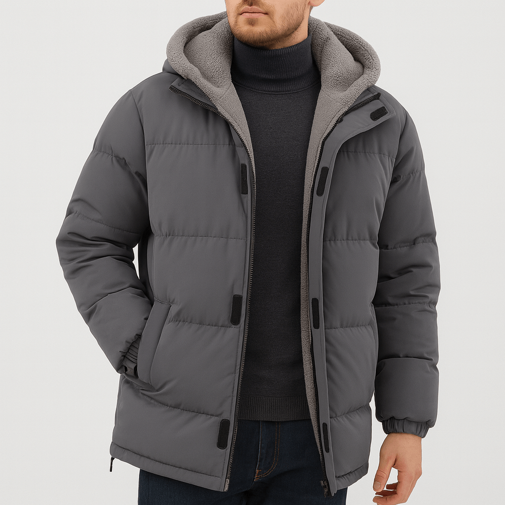Stoneburry | Insulated puffer jacket with hood