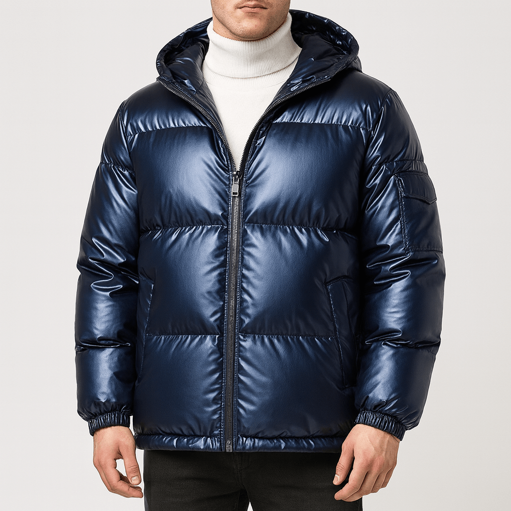 Stoneburry | Hooded oversized quilted puffer coat