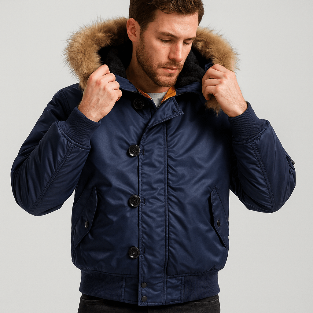 Stoneburry | Rugged military bomber jacket