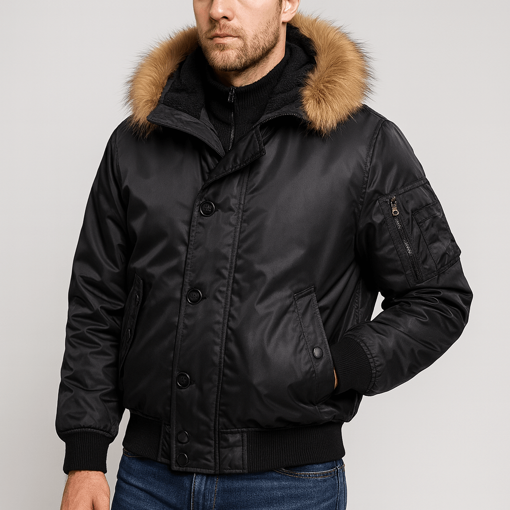 Stoneburry | Rugged military bomber jacket