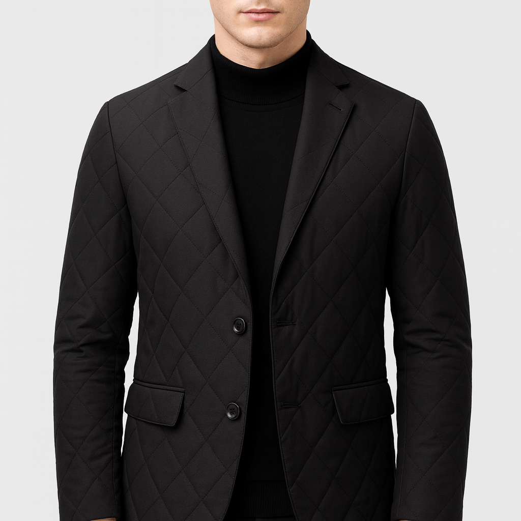 Stoneburry | Quilted down jacket with diamond pattern