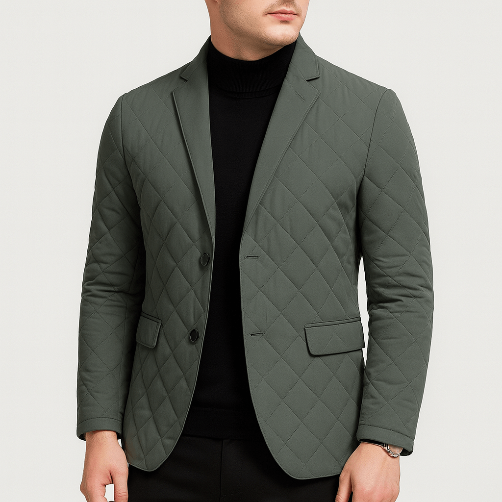 Stoneburry | Quilted down jacket with diamond pattern