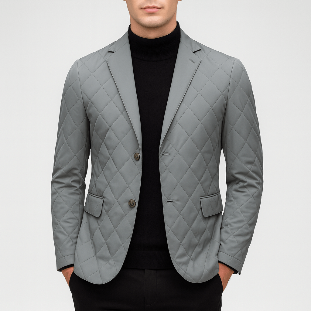 Stoneburry | Quilted down jacket with diamond pattern