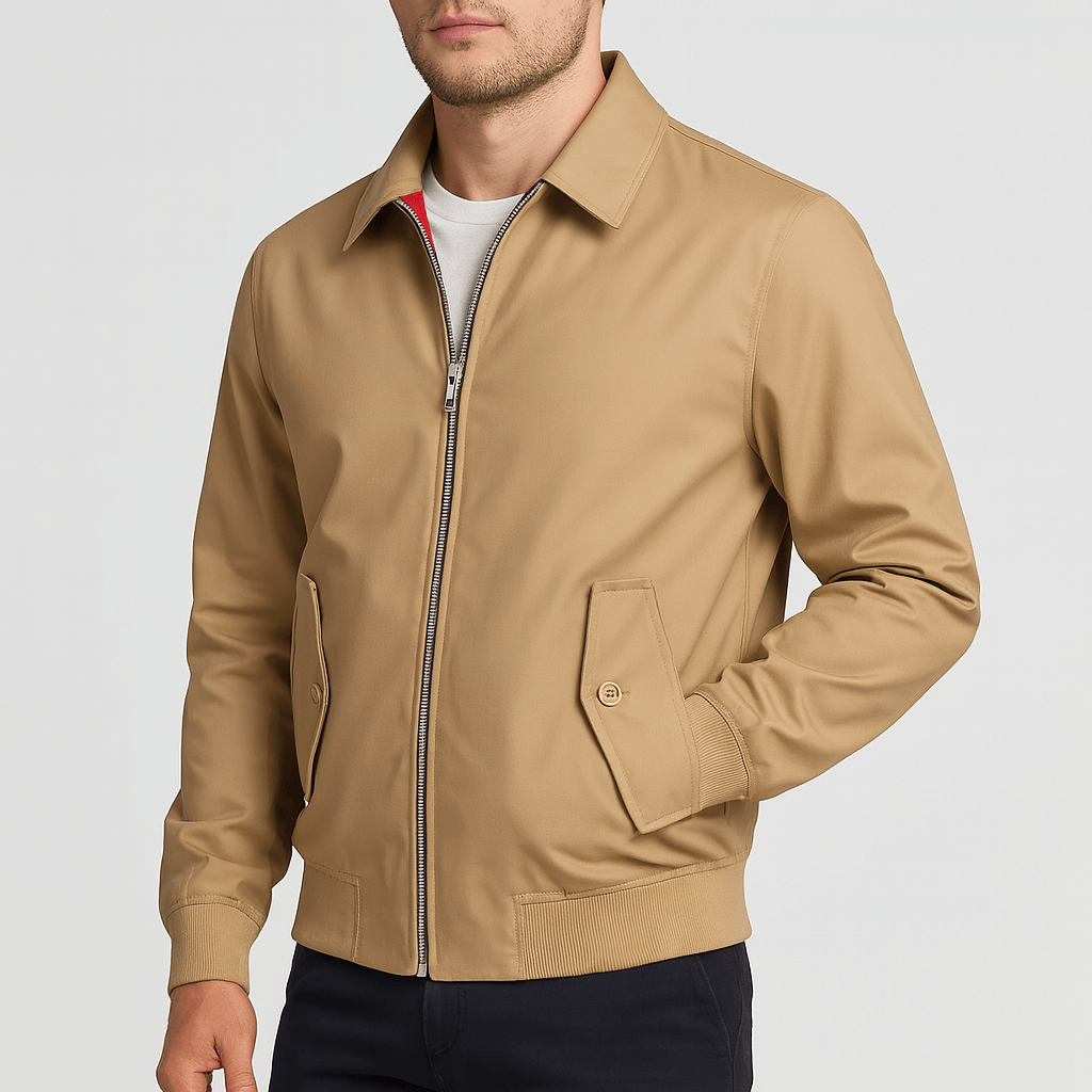 Stoneburry | Checked lining bomber jacket