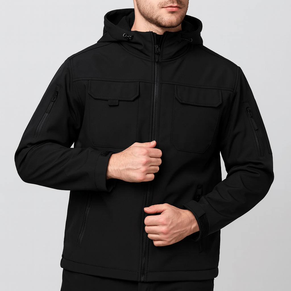Stoneburry | Weather-resistant bomber jacket with adjustable hood