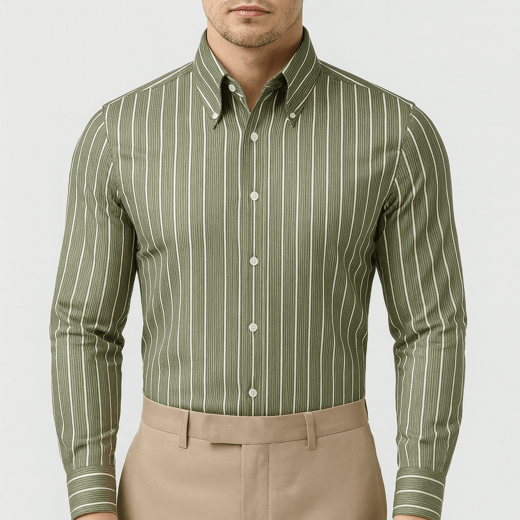 Stoneburry | Slim-fit striped dress shirt