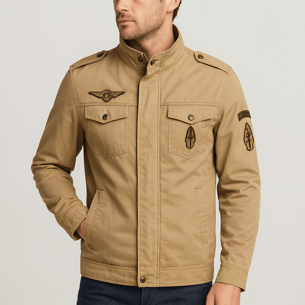 Stoneburry | Relaxed fit bomber jacket with classic collar