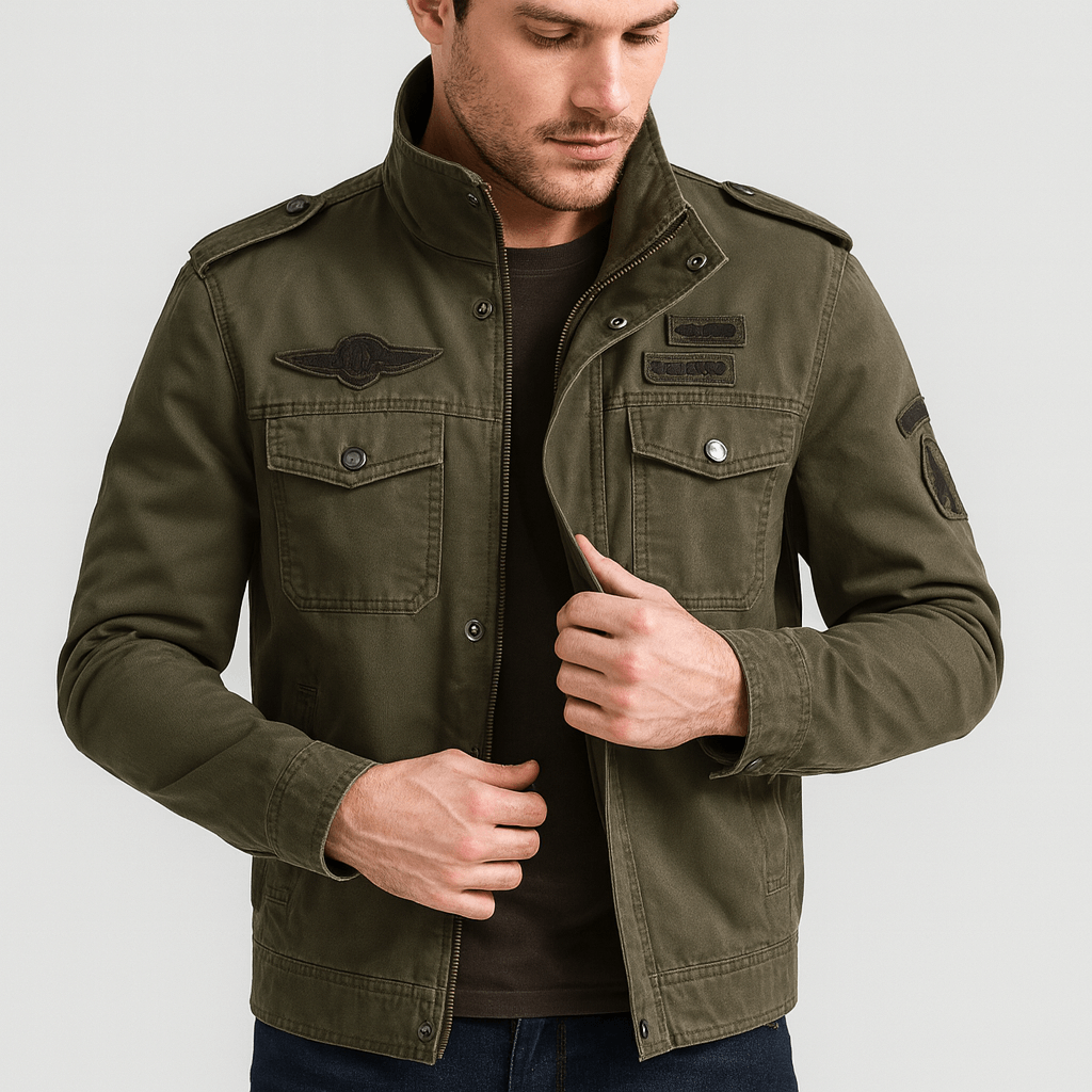Stoneburry | Relaxed fit bomber jacket with classic collar
