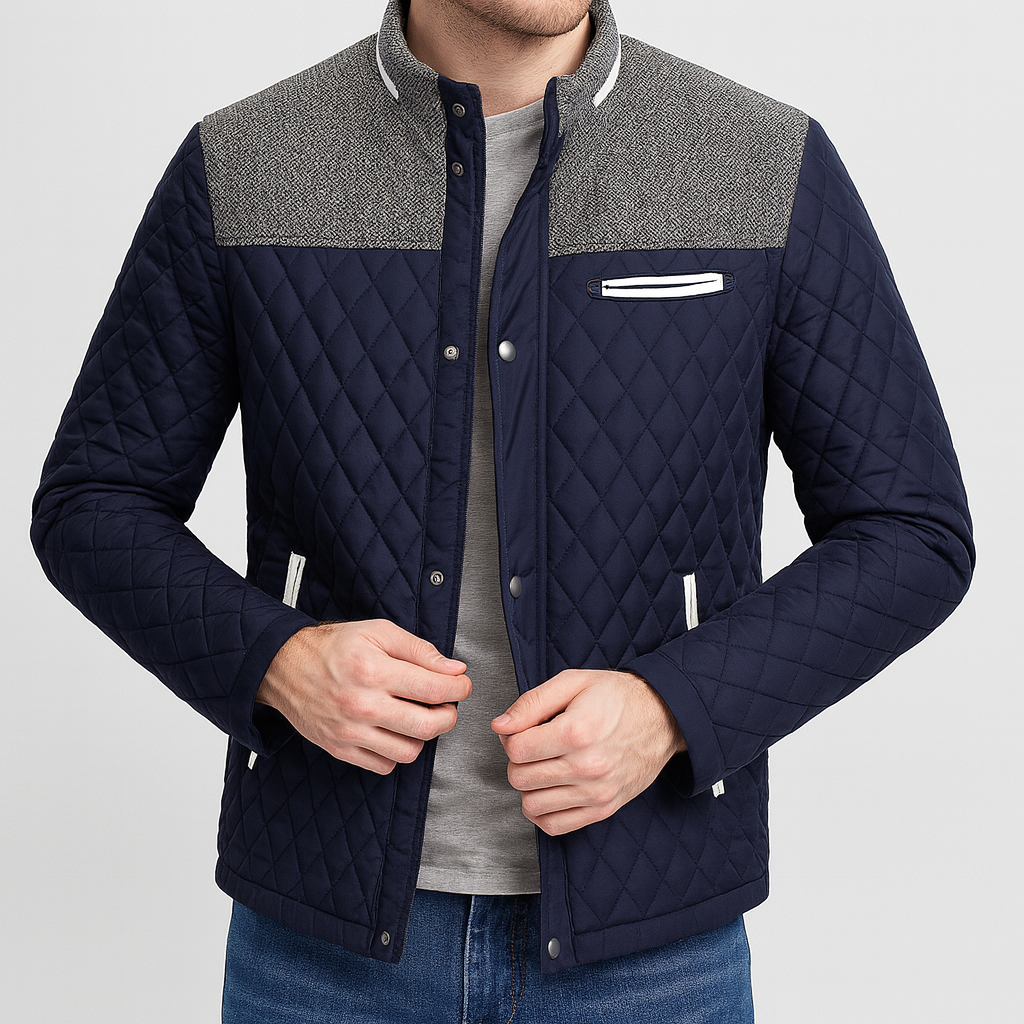 Stoneburry | Quilted windbreaker jacket