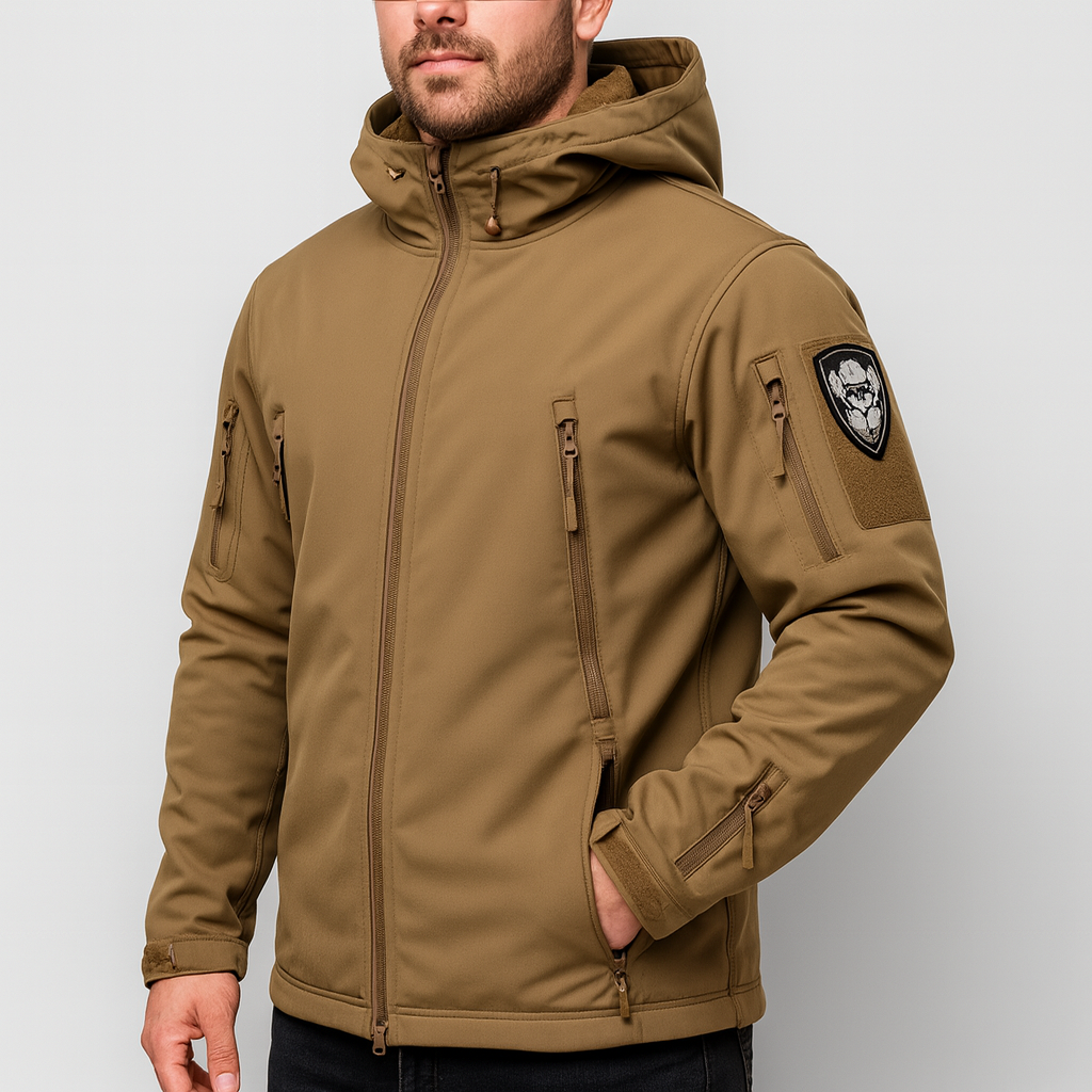 Stoneburry | Softshell windbreaker with velvet lining