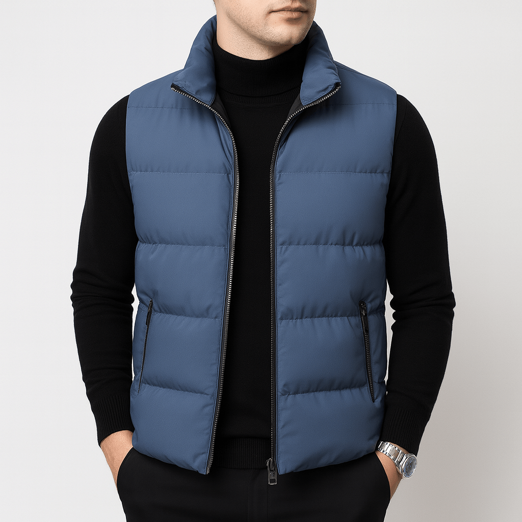 Stoneburry | Lightweight sleeveless puffer vest