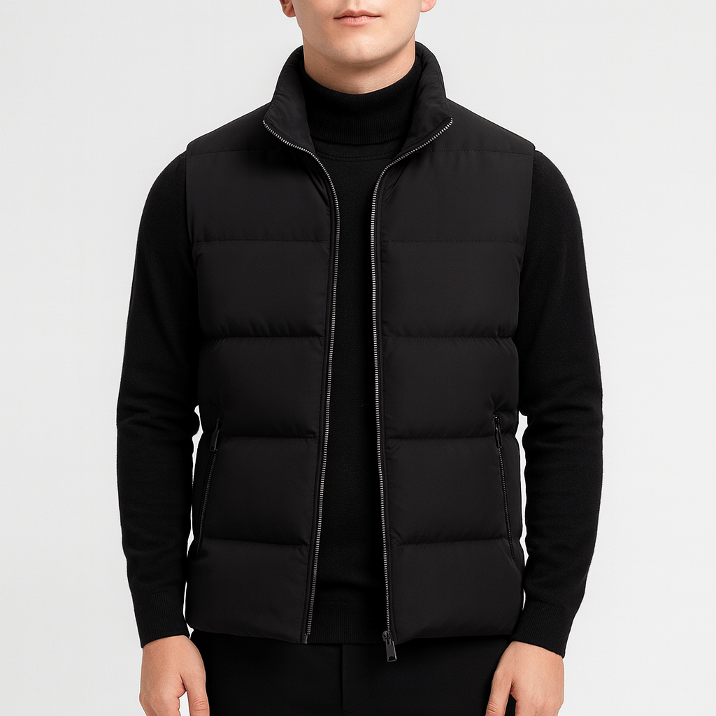 Stoneburry | Lightweight sleeveless puffer vest