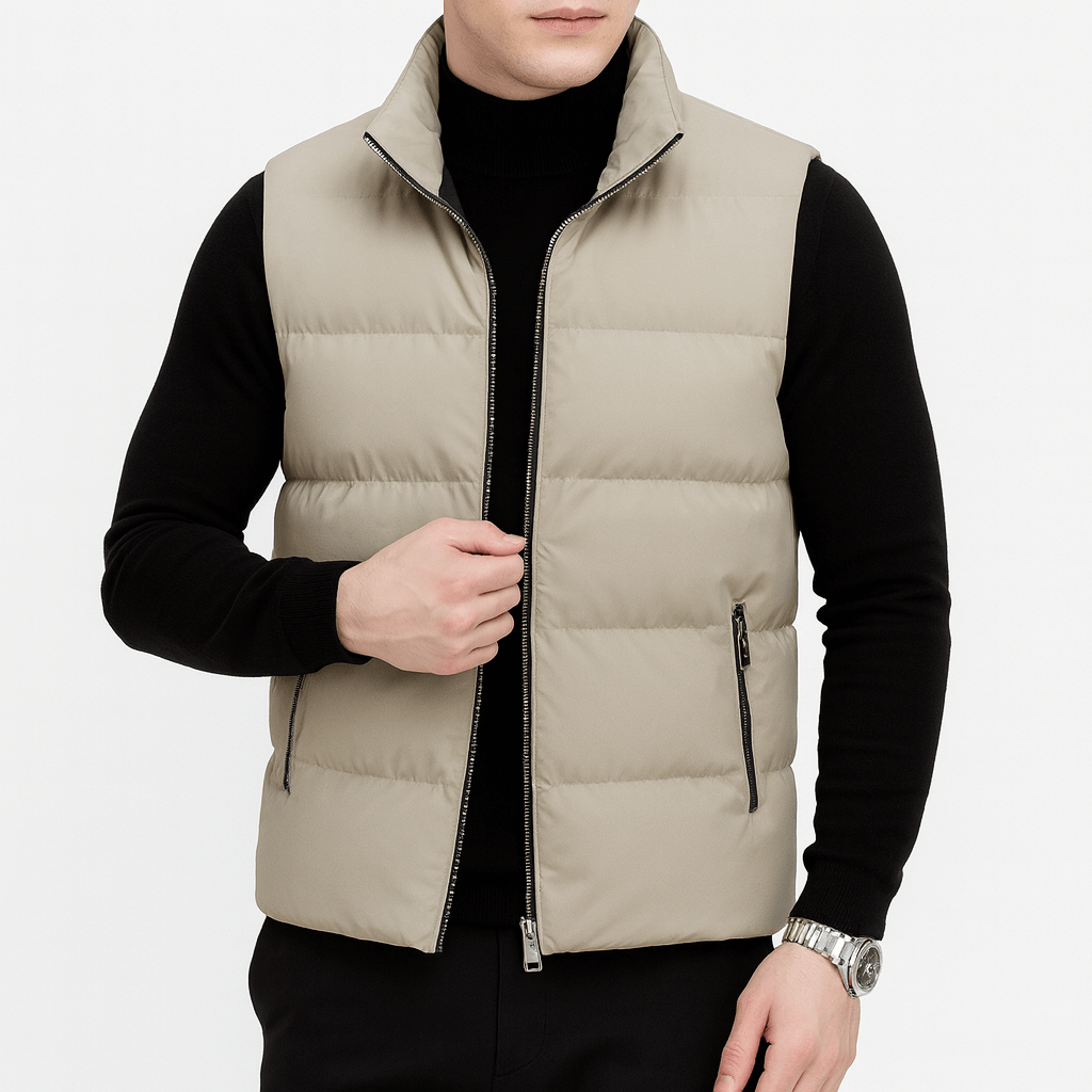 Stoneburry | Lightweight sleeveless puffer vest