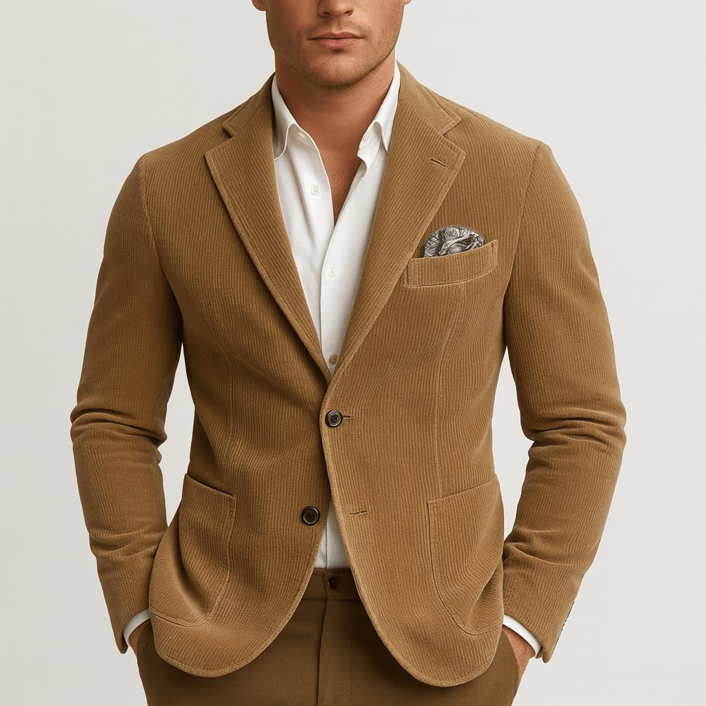 Stoneburry | Slim-Fit Corduroy Blazer