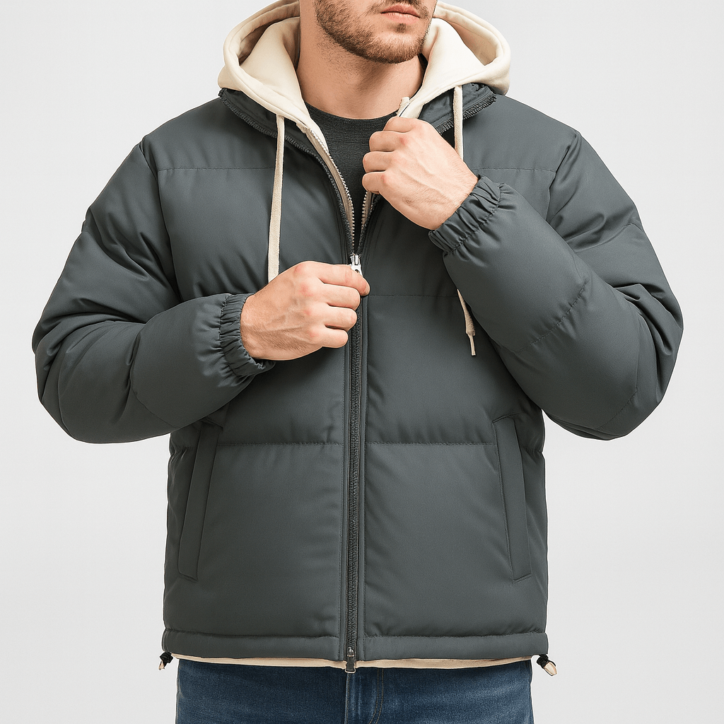 Stoneburry | Hooded padded puffer jacket