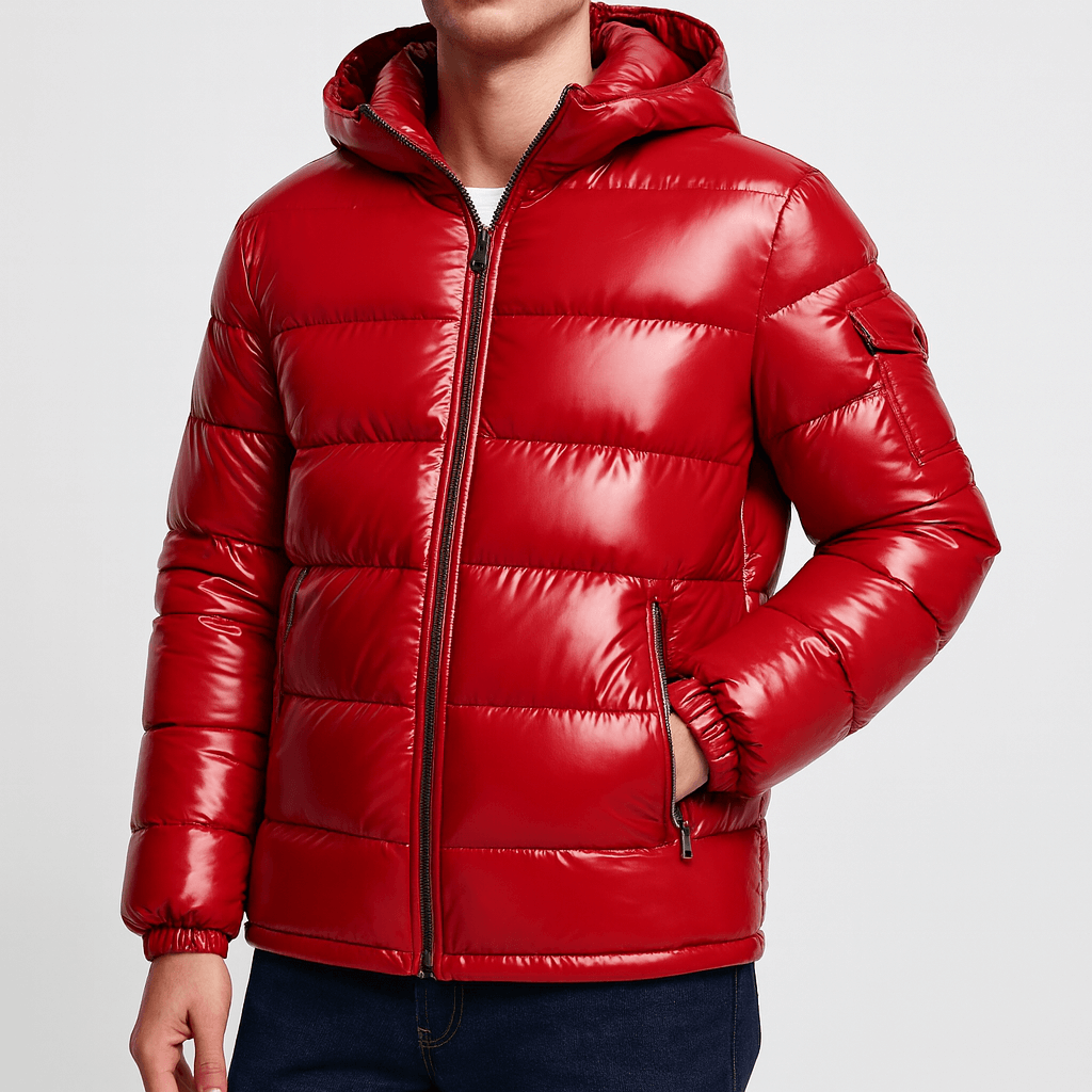 Stoneburry | Glossy quilted puffer jacket