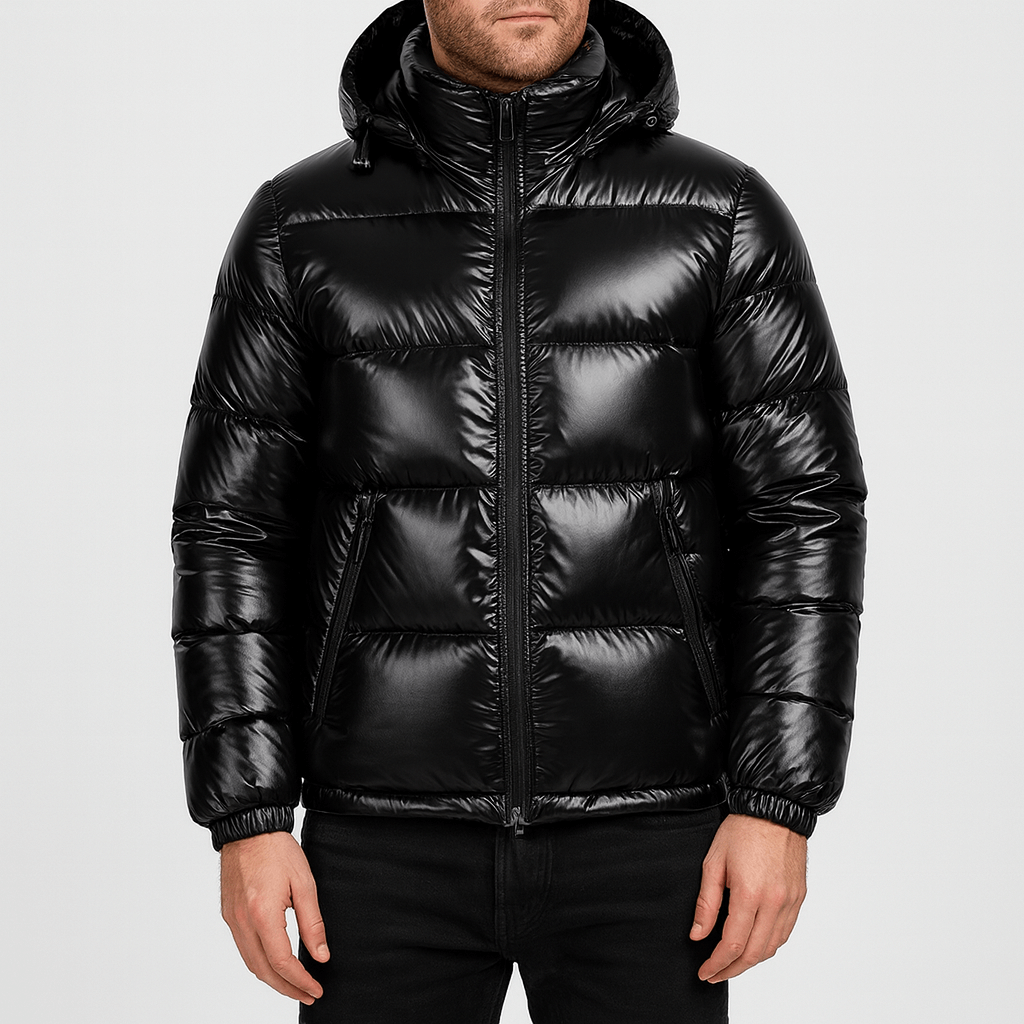 Stoneburry | Glossy quilted puffer jacket