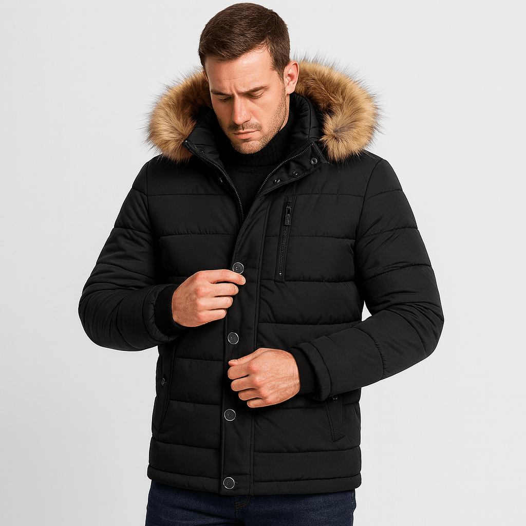 Stoneburry | Fluffy insulated parka jacket
