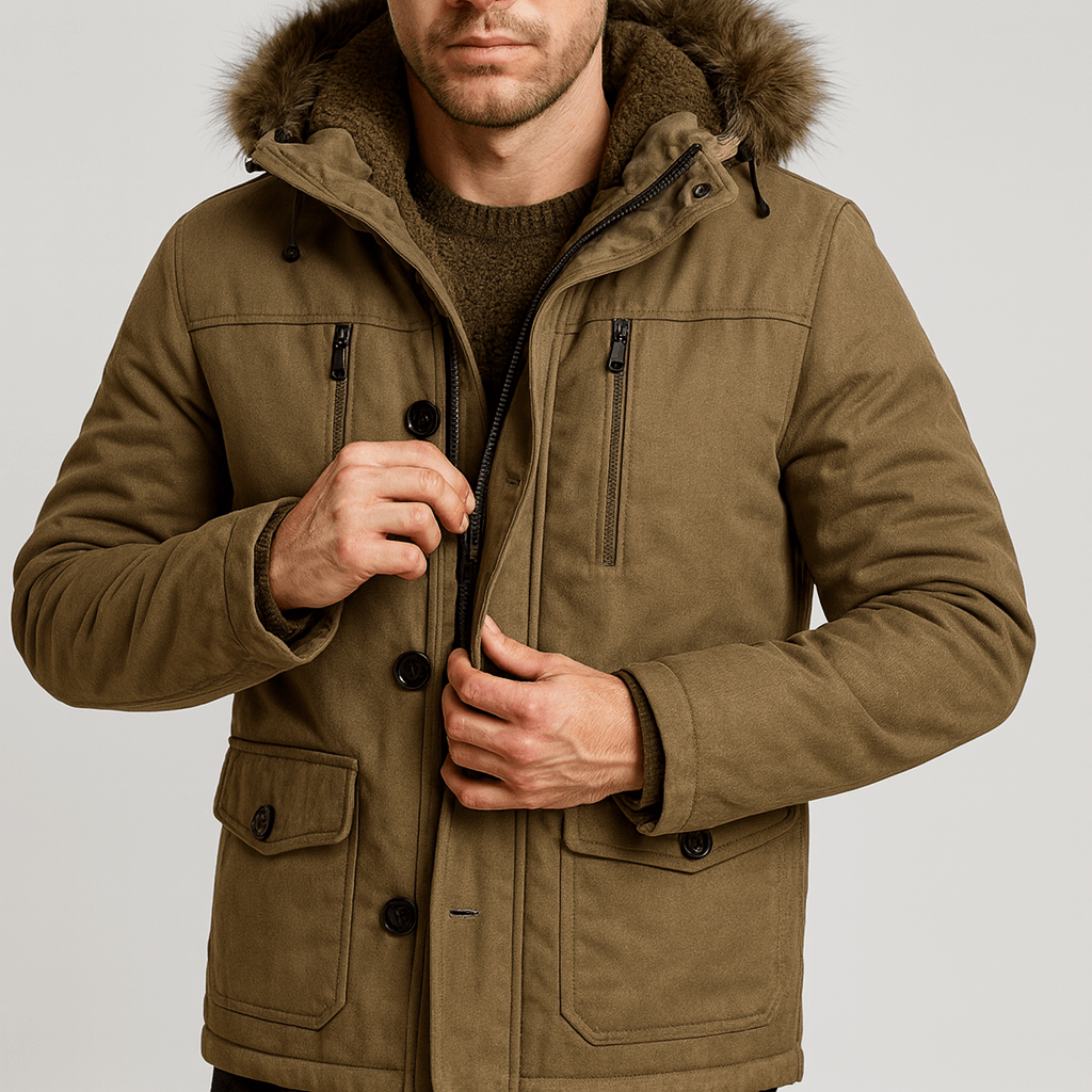 Stoneburry | Fur-lined hooded parka