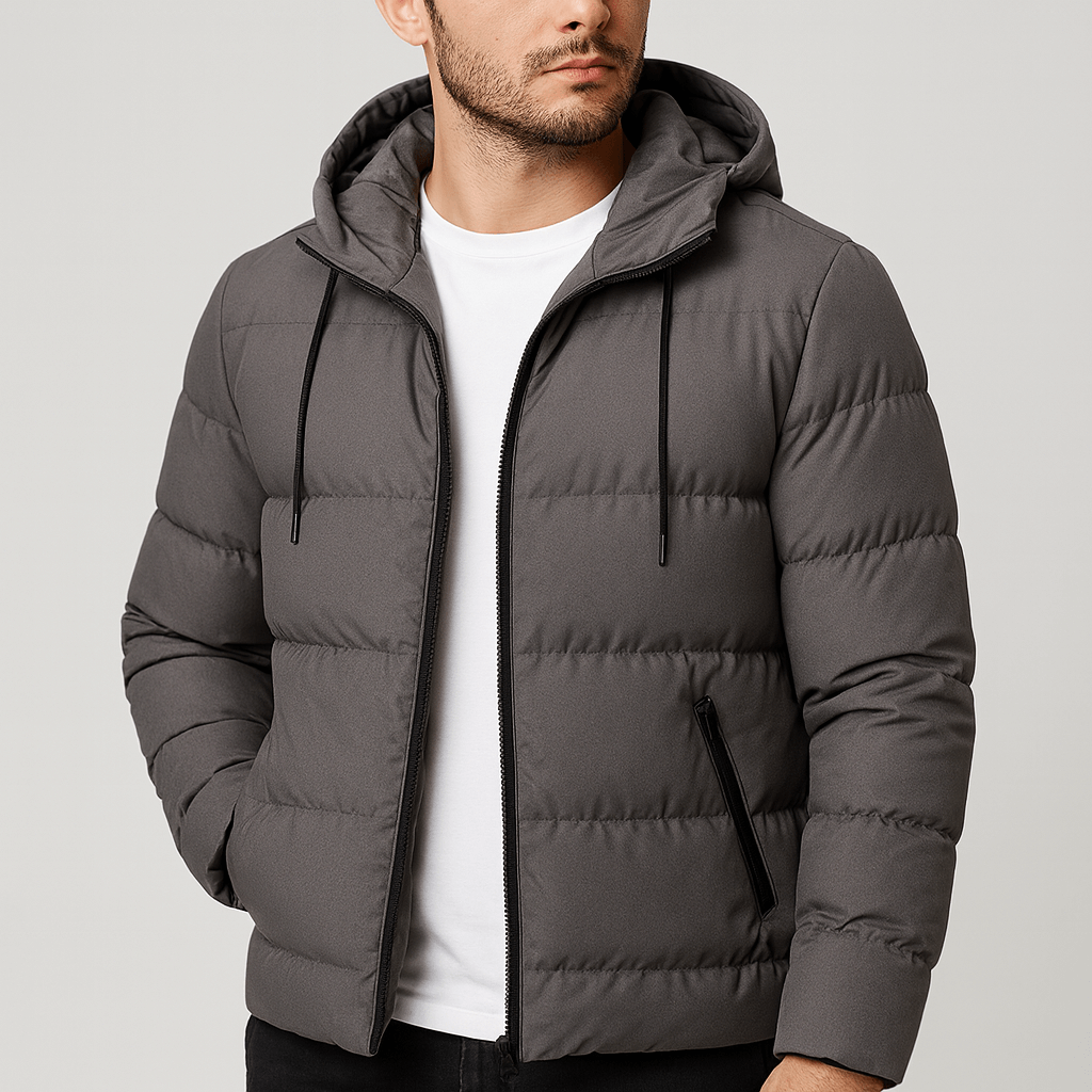 Stoneburry | Insulated waterproof puffer jacket with hood