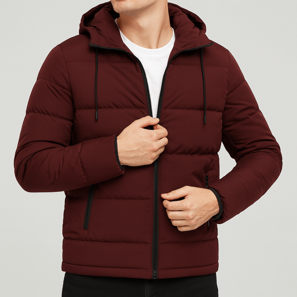 Stoneburry | Insulated waterproof puffer jacket with hood