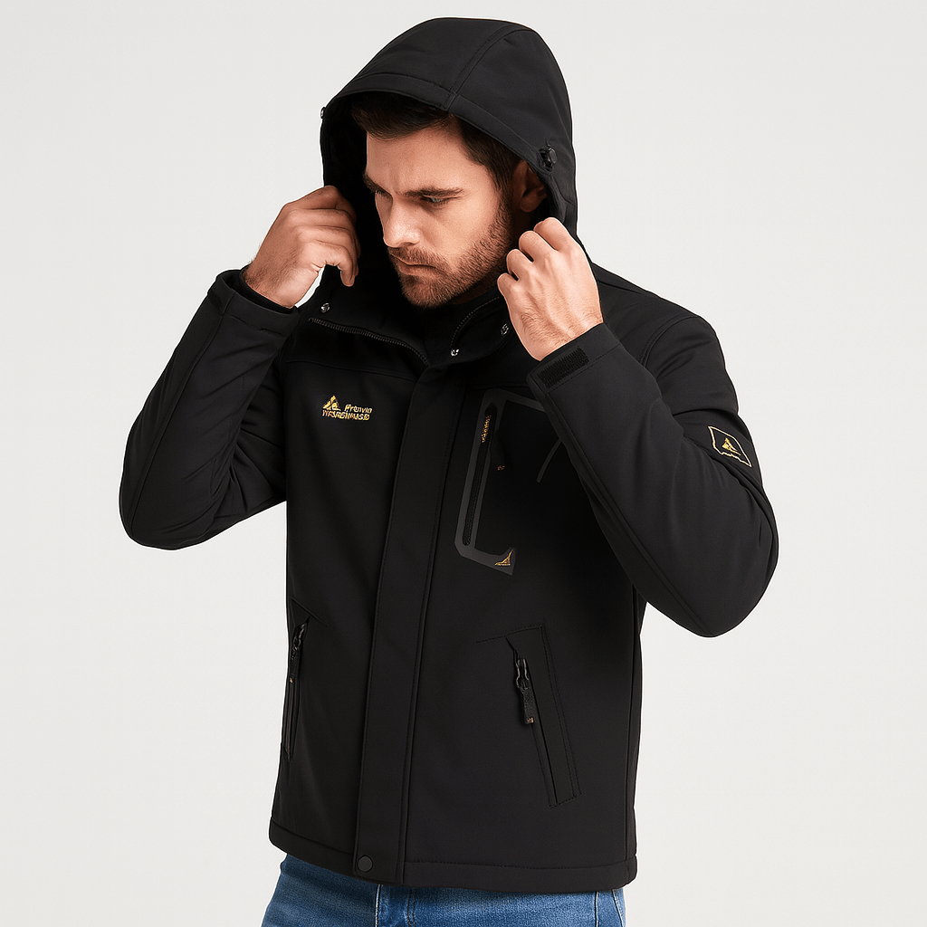 Stoneburry | Water-repellent ski jacket with adjustable hood