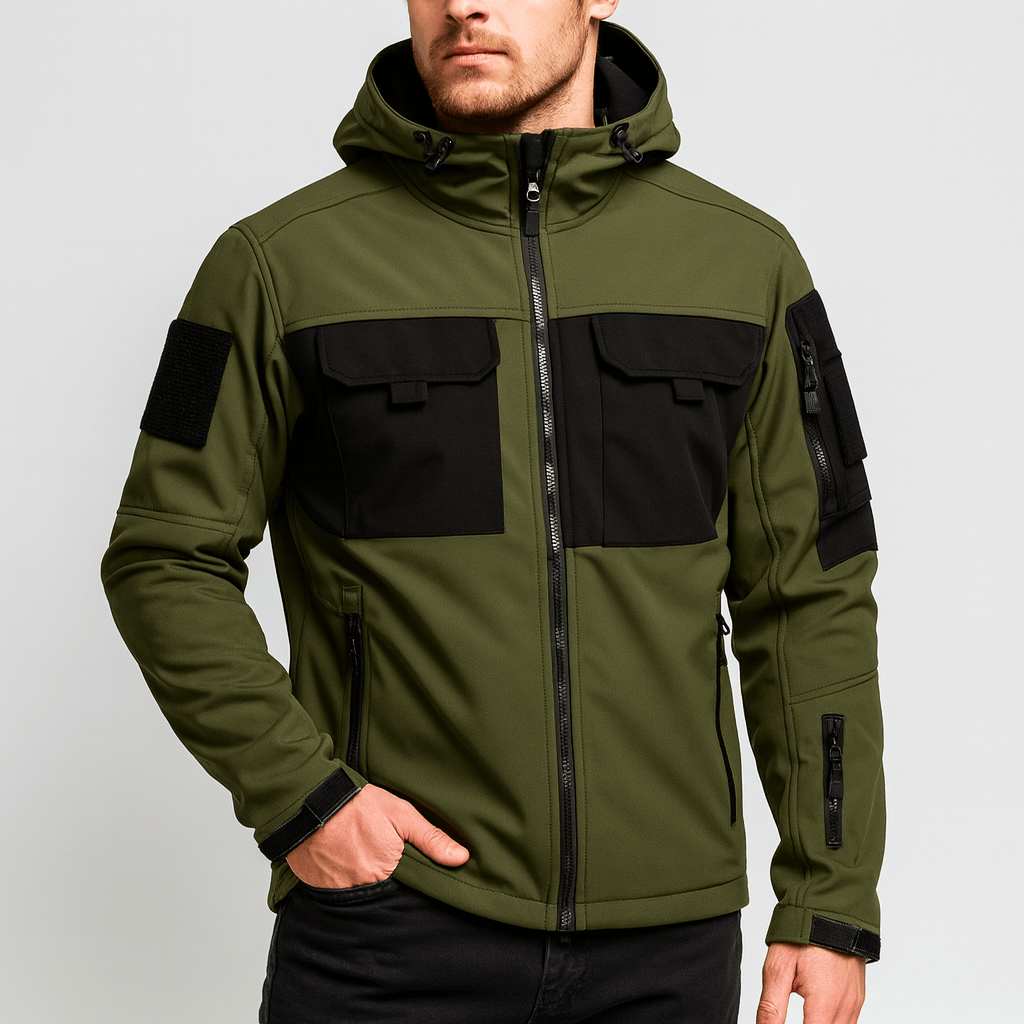 Stoneburry | Lightweight softshell jacket with adjustable hood