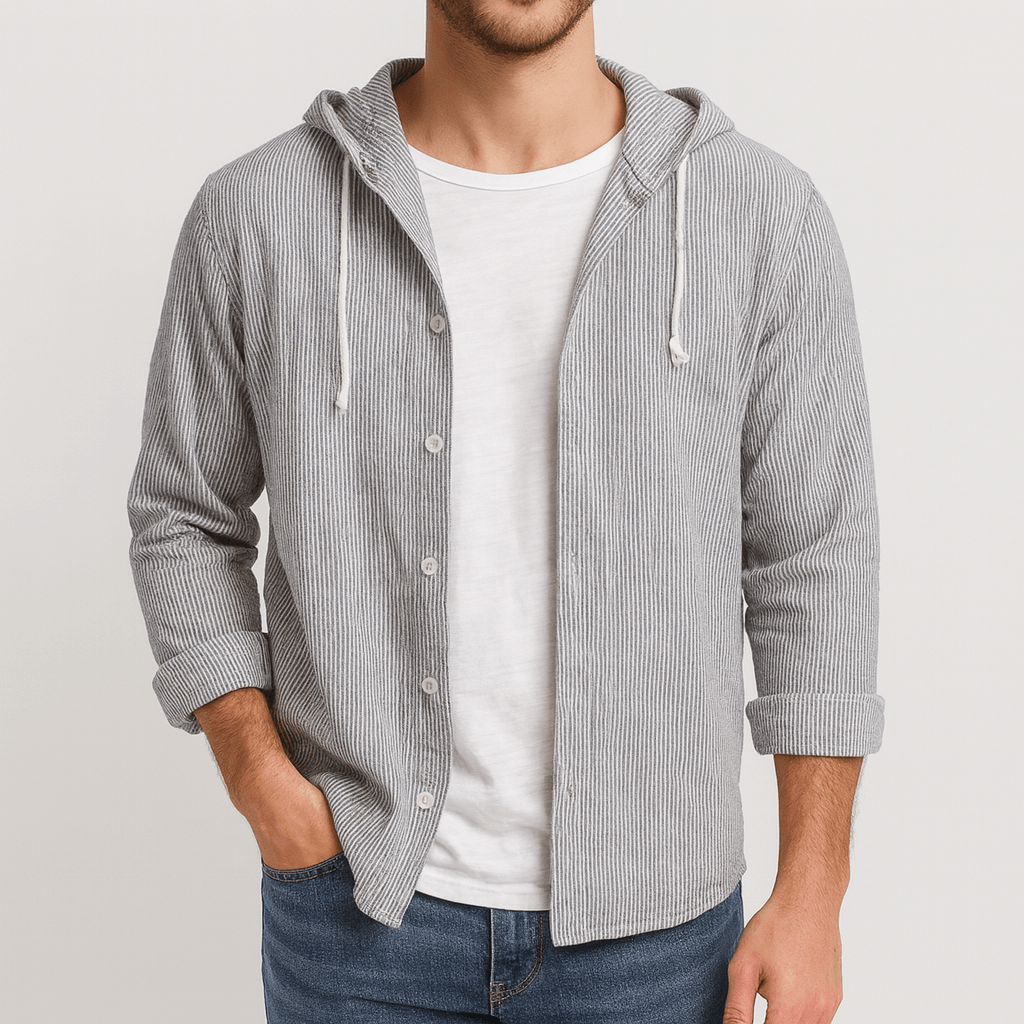 Stoneburry | Lightweight breathable hooded shirt
