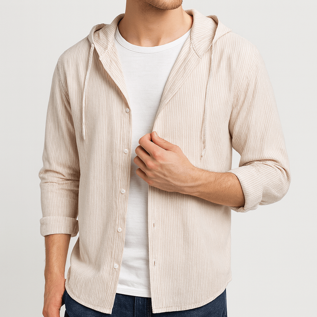Stoneburry | Lightweight breathable hooded shirt