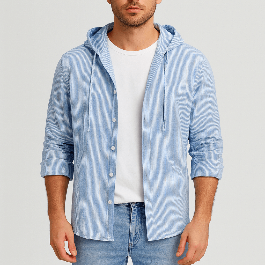 Stoneburry | Lightweight breathable hooded shirt