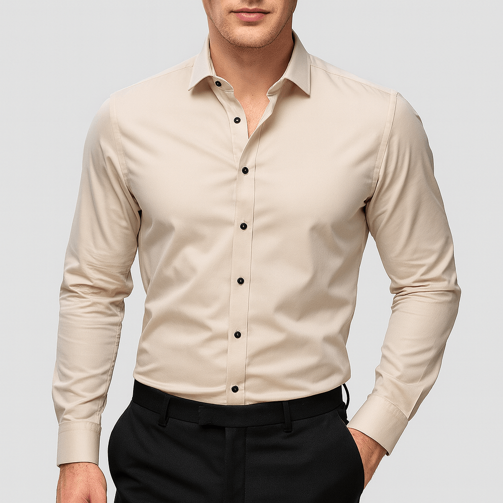 Stoneburry | Breathable stretch long sleeve shirt