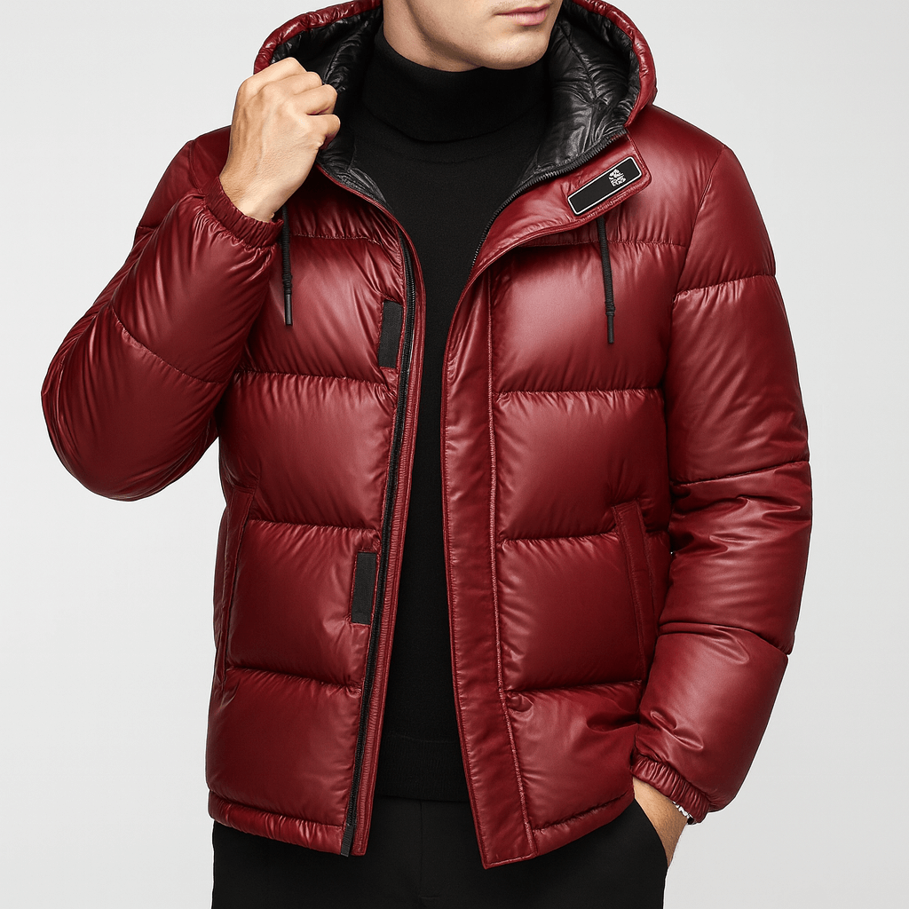 Stoneburry | Classic down jacket with removable hood