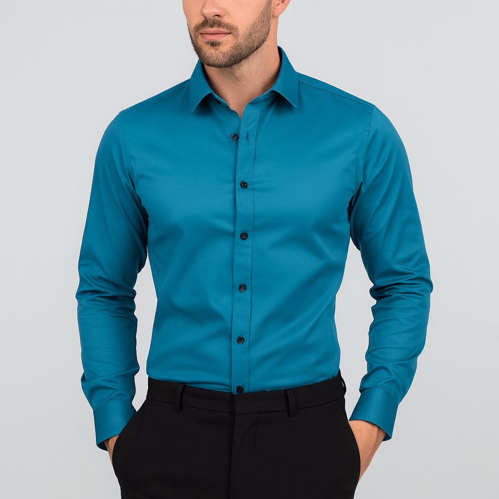 Stoneburry | Breathable stretch long sleeve shirt