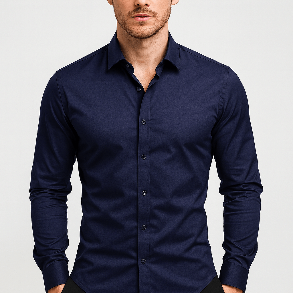 Stoneburry | Breathable stretch long sleeve shirt