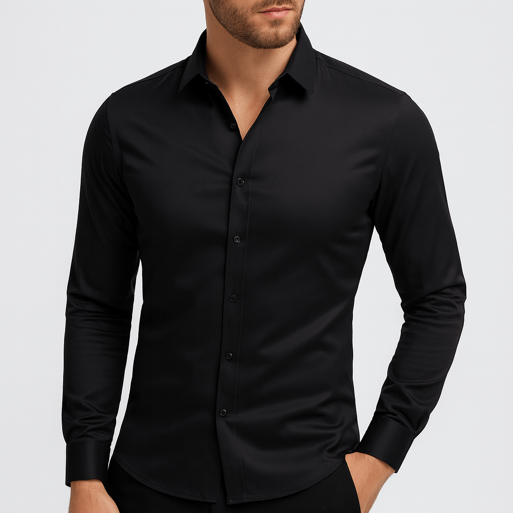 Stoneburry | Breathable stretch long sleeve shirt