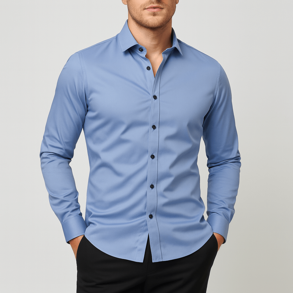 Stoneburry | Breathable stretch long sleeve shirt