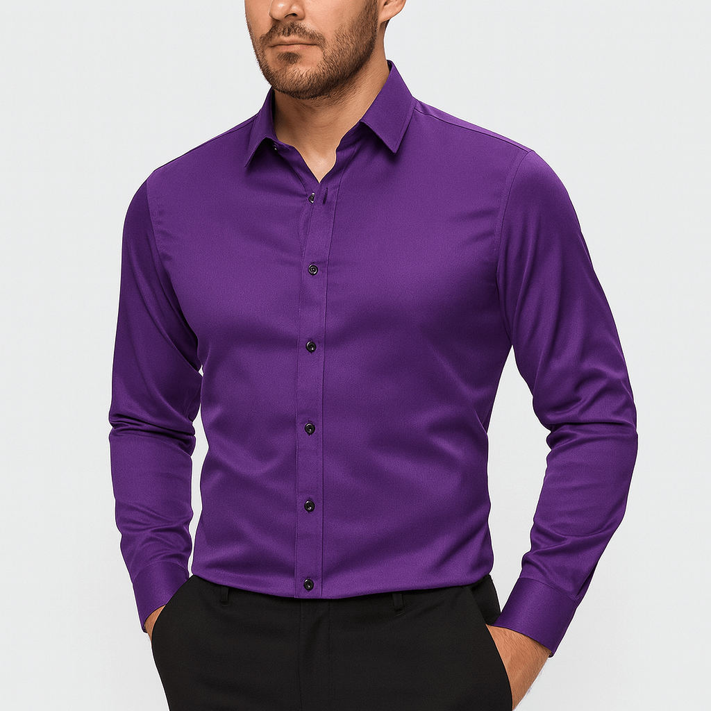 Stoneburry | Breathable stretch long sleeve shirt