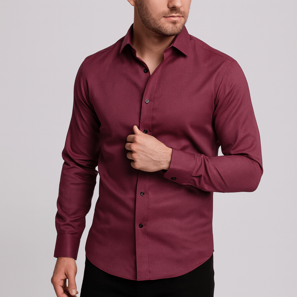 Stoneburry | Breathable stretch long sleeve shirt