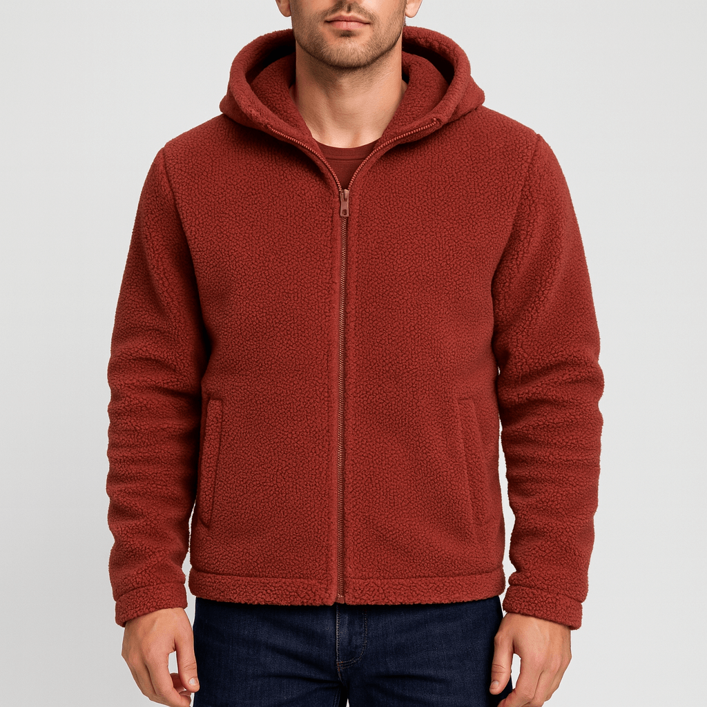 Stoneburry | Soft fabric hooded jacket