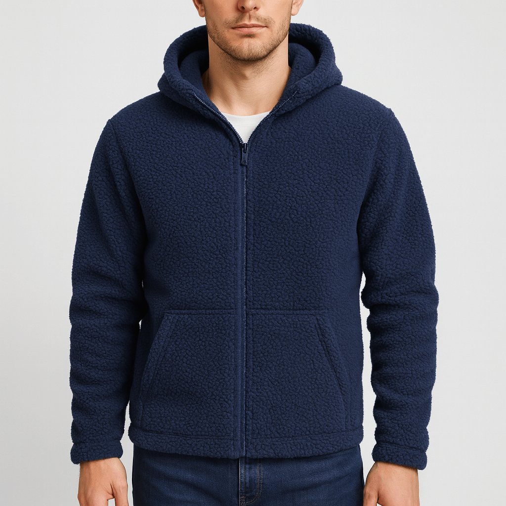 Stoneburry | Soft fabric hooded jacket