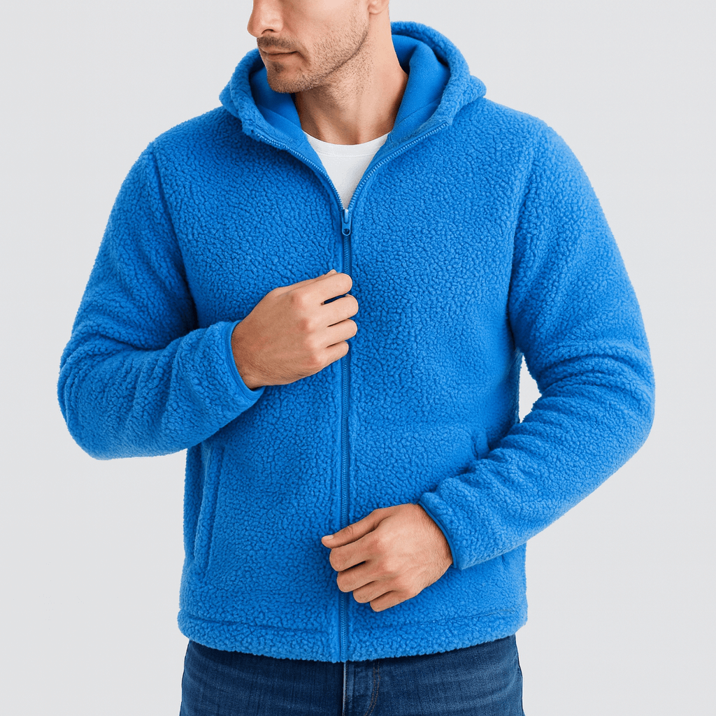 Stoneburry | Soft fabric hooded jacket