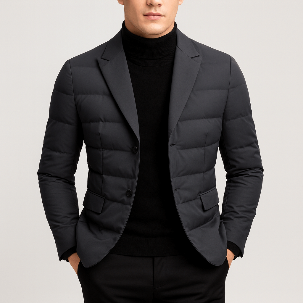 Stoneburry | Quilted Double-Breasted Jacket