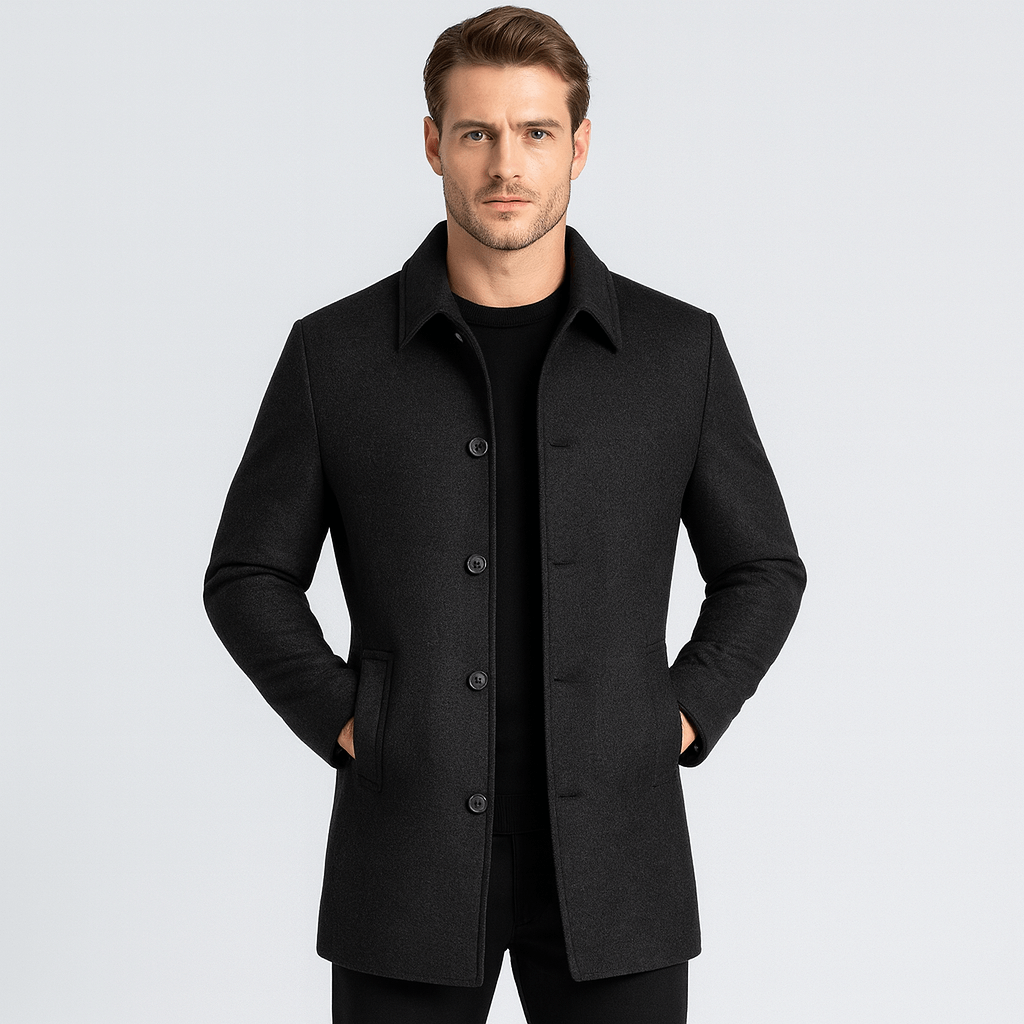 Stoneburry | Water-resistant wool blend coat